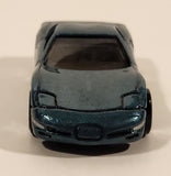 1997 Hot Wheels First Editions '97 Corvette Aqua Green Die Cast Toy Car Vehicle
