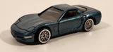 1997 Hot Wheels First Editions '97 Corvette Aqua Green Die Cast Toy Car Vehicle