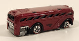 2005 Hot Wheels Red Lines Surfin' School Bus Metalflake Red Die Cast Toy Car Vehicle