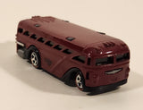 2005 Hot Wheels Red Lines Surfin' School Bus Metalflake Red Die Cast Toy Car Vehicle