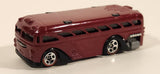 2005 Hot Wheels Red Lines Surfin' School Bus Metalflake Red Die Cast Toy Car Vehicle