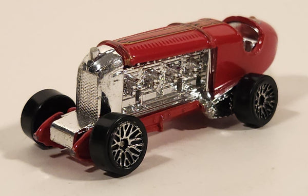 2002 Hot Wheels First Editions Torpedo Jones Red Die Cast Toy Car Vehicle No Driver