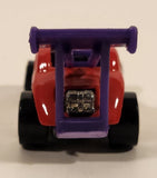 2001 Hot Wheels Hot Rods Fiat 500c Red Die Cast Toy Race Car Vehicle