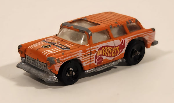 2000 Hot Wheels HotWheels.com Chevy Nomad Orange Die Cast Toy Car Vehicle