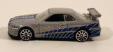 2020 Hot Wheels Fast & Furious Nissan Skyline GT-R R34 Silver Die Cast Toy Car Vehicle