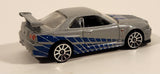 2020 Hot Wheels Fast & Furious Nissan Skyline GT-R R34 Silver Die Cast Toy Car Vehicle