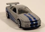 2020 Hot Wheels Fast & Furious Nissan Skyline GT-R R34 Silver Die Cast Toy Car Vehicle