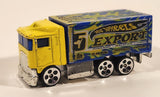 2003 Hot Wheels Hot Haulers Hiway Hauler Semi Truck Rig Export #5 Yellow Die Cast Toy Car Vehicle