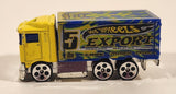 2003 Hot Wheels Hot Haulers Hiway Hauler Semi Truck Rig Export #5 Yellow Die Cast Toy Car Vehicle