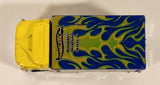 2003 Hot Wheels Hot Haulers Hiway Hauler Semi Truck Rig Export #5 Yellow Die Cast Toy Car Vehicle