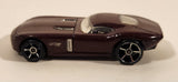 2009 Hot Wheels Fast FeLion Burgundy Maroon Dark Red Die Cast Toy Car Vehicle