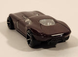 2009 Hot Wheels Fast FeLion Burgundy Maroon Dark Red Die Cast Toy Car Vehicle