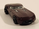 2009 Hot Wheels Fast FeLion Burgundy Maroon Dark Red Die Cast Toy Car Vehicle