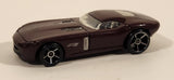 2009 Hot Wheels Fast FeLion Burgundy Maroon Dark Red Die Cast Toy Car Vehicle