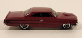 2007 Hot Wheels Custom '64 Galaxie 500XL Red Die Cast Toy Car Vehicle