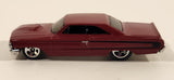 2007 Hot Wheels Custom '64 Galaxie 500XL Red Die Cast Toy Car Vehicle
