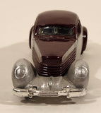 2005 Hot Wheels 1936 Cord Metalflake Burgundy & Silver Die Cast Toy Hot Rod Car Vehicle