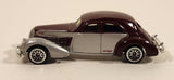 2005 Hot Wheels 1936 Cord Metalflake Burgundy & Silver Die Cast Toy Hot Rod Car Vehicle