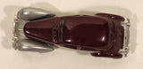 2005 Hot Wheels 1936 Cord Metalflake Burgundy & Silver Die Cast Toy Hot Rod Car Vehicle