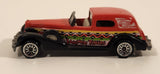1998 Hot Wheels Tropicool '35 Classic Caddy Jammin' Tours Red Die Cast Toy Car Vehicle