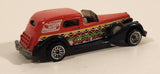 1998 Hot Wheels Tropicool '35 Classic Caddy Jammin' Tours Red Die Cast Toy Car Vehicle