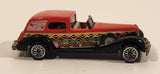 1998 Hot Wheels Tropicool '35 Classic Caddy Jammin' Tours Red Die Cast Toy Car Vehicle