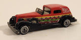 1998 Hot Wheels Tropicool '35 Classic Caddy Jammin' Tours Red Die Cast Toy Car Vehicle