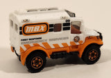 2013 Matchbox MBX Heroic Rescue 4x4 Scrambulance White Die Cast Toy Car Vehicle