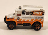 2013 Matchbox MBX Heroic Rescue 4x4 Scrambulance White Die Cast Toy Car Vehicle