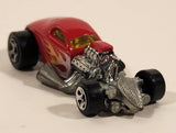 2010 Hot Wheels HW Hot Rods 1/4 Mile Coupe Red Die Cast Toy Car Vehicle