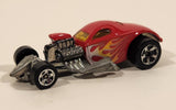 2010 Hot Wheels HW Hot Rods 1/4 Mile Coupe Red Die Cast Toy Car Vehicle