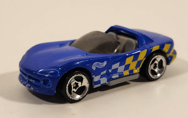 1999 McDonald's Hot Wheels Dodge Viper RT/10 Blue Die Cast Toy Car Vehicle