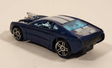 2002 Hot Wheels First Editions Overbored 454 Metalflake Dark Blue Die Cast Toy Car Vehicle
