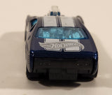 2002 Hot Wheels First Editions Overbored 454 Metalflake Dark Blue Die Cast Toy Car Vehicle