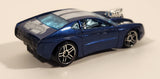 2002 Hot Wheels First Editions Overbored 454 Metalflake Dark Blue Die Cast Toy Car Vehicle
