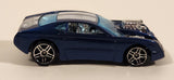 2002 Hot Wheels First Editions Overbored 454 Metalflake Dark Blue Die Cast Toy Car Vehicle