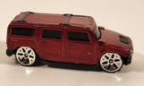 Maisto Hummer H2 Dark Red Die Cast Toy Truck SUV Vehicle