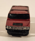 Maisto Hummer H2 Dark Red Die Cast Toy Truck SUV Vehicle
