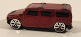 Maisto Hummer H2 Dark Red Die Cast Toy Truck SUV Vehicle