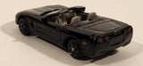 Motor Max No. 6002 1998 Chevrolet Corvette Convertible Black Die Cast Toy Car Vehicle
