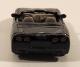Motor Max No. 6002 1998 Chevrolet Corvette Convertible Black Die Cast Toy Car Vehicle