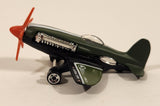 2008 Hot Wheels All Stars Mad Propz Olive Green Die Cast Toy Airplane
