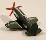2008 Hot Wheels All Stars Mad Propz Olive Green Die Cast Toy Airplane