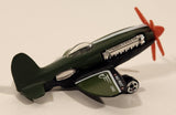 2008 Hot Wheels All Stars Mad Propz Olive Green Die Cast Toy Airplane
