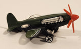 2008 Hot Wheels All Stars Mad Propz Olive Green Die Cast Toy Airplane