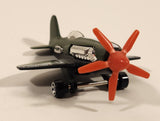 2008 Hot Wheels All Stars Mad Propz Olive Green Die Cast Toy Airplane