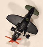 2008 Hot Wheels All Stars Mad Propz Olive Green Die Cast Toy Airplane