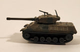 Rare Yatming No. 1101 Tank Green and Brown Camouflage Die Cast Toy Car Vehicle