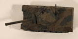 Rare Yatming No. 1101 Tank Green and Brown Camouflage Die Cast Toy Car Vehicle