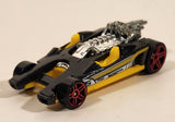 2013 Hot Wheels Triple Track Twister Honda Racer Black Yellow Die Cast Toy Race Car Vehicle